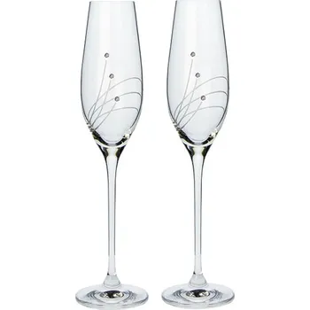 Sklenice Swarovski sklenice na sekt Gravity 210ml 2ks * (Cena za set 2 kusy)