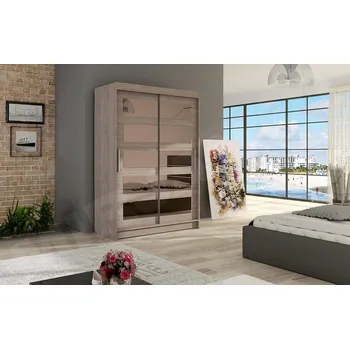 Šatní skříň Skříň Ada IV, Barva: trufel, Osvětlení: bez osvětlení MIRJAN 5902928088540