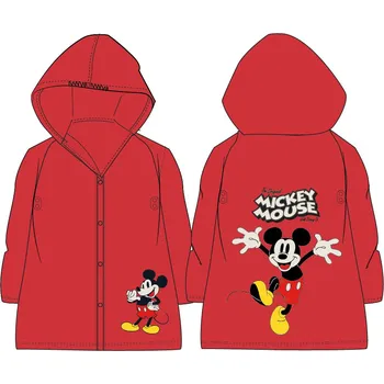 Pláštěnka Mickey Mouse - licence Chlapecká pláštěnka - Mickey Mouse 5228B507, červená Barva: Červená, Velikost: 122-128