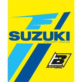 Pratelné potahy na gripy BLACKBIRD GRIP COVERS REPLICA SUZUKI FACTORY RACING pár (GRIP PROTECTION COVER)