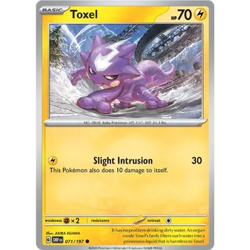 Sběratelská karetní hra Pokémon TCG Toxel 071/197 - Reverse Holo