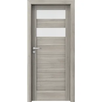 Interiérové dveře Porta Doors Interiérové dveře se zárubněmi Verte Home C2 Dekor: akát stříbrný, Šířka - orientace: 80 cm - levé