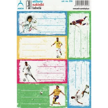 Sešit Školní etikety na sešity fotbal