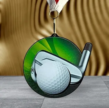 Poháry Bauer Akrylátová medaile MDABL M22 | Golf