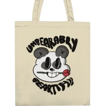 Nákupní taška unisex s potiskem unbearably beartiful