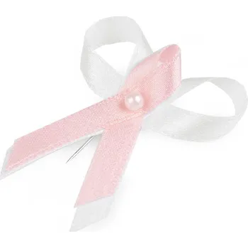 Svatební dekorace Vývazek k myrtě bílo-růžový