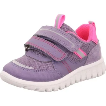 Dětská sportovní obuv SUPERFIT dětská celoroční obuv/tenisky SPORT7 MINI lila/pink 1-006203-8520 Velikost: 35