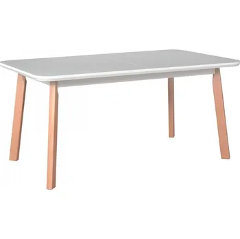 Jídelní stůl Rozkládací stůl Harry 90 x 160/200 VIII, Barva dřeva: bílá, Barvy nožiček: Bíla MIRJAN 5902928708653