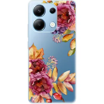 Pouzdro na mobilní telefon Silikonové pouzdro iSaprio - Xiaomi Redmi Note 13 4G - Fall Flowers (Odolný silikonový kryt, obal, pouzdro iSaprio - Xiaomi Redmi Note 13 4G - Fall Flowers - skvělá ochrana a pružnost, stylový UV potisk, lehkost, tiskne se v České republice)