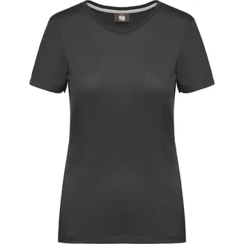 Dámské tričko WK. Designed to Work Dámské pracovní tričko s antibakteriální úpravou WK307 Barva: Šedá tmavá, Velikost: S