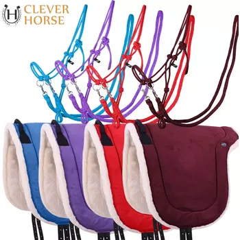 Jezdecké sedlo SET pro jízdu bez sedla a bez udidla