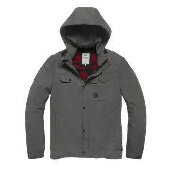 Pánská parka Vintage Industries Bunda Gareth, kamenně šedá
