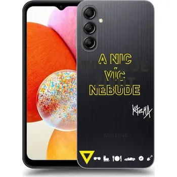 Pouzdro na mobilní telefon Picasee silikonový průhledný obal pro Samsung Galaxy A15 A155F 4G - Kazma - TOHLE JE ŽIVOT A NIC VÍC NEBUDE