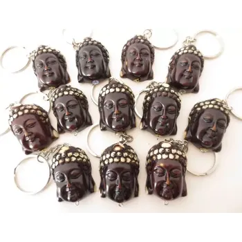 Klíčenka s hlavou Buddhy