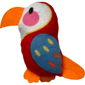 Hračka pro kočku Hračka pro kočky CAT CIRCUS tukan - červená