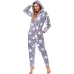 L&L Dámský soft overal Ellie šedý hvězdy Velikost: L