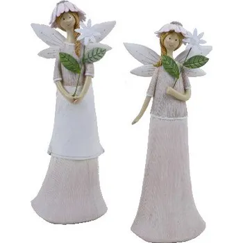 Vánoce Anděl KONSTANS, růžová, V, balení obsahuje 2 kusy!|Ego Dekor