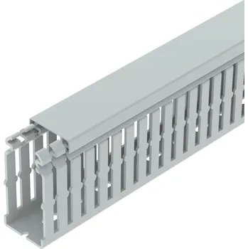 kabelová chránička OBO LKVH N 75037 Propojovací kanál LKVH bezhalogenový 75x37,5x2000 světle šedá