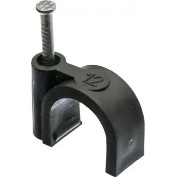 kabelová chránička SEZ-CZ SEZ Příchytka H.7009C-50 kabelová černá (50ks) H.7009C-50