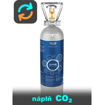 Příprava sody SIFOS Náplň CO2 - Tlaková láhev bombička GROHE Blue 2 kg CO2 - REFILL (40424000)