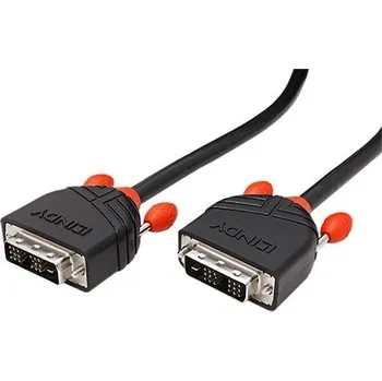 Video kabel Lindy DVI kabel, DVI-D(M) - DVI-D(M), single link, Black line, 2m (36256) - 11.43.5607