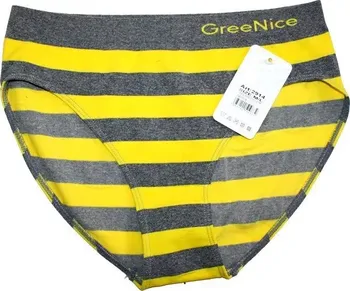 Dámské kalhoty Dámské kalhotky bezešvé GREENICE žlutá 2914