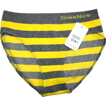 Dámské kalhoty Dámské kalhotky bezešvé GREENICE 2914 žlutá
