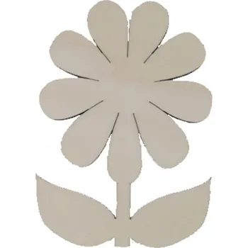 Kytka se stopkou a lístky