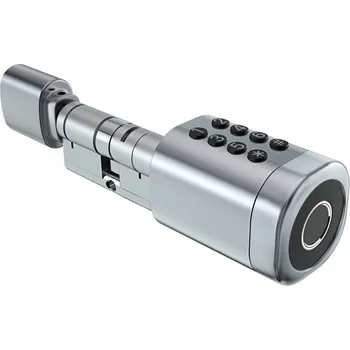 Vložka do dveří Elektronická vložka SMART TTLock nastavitelná IP55 130/150, se čtečkou otisků prstů a čipů a kódovou klávesnicí, voděodolná