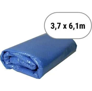 bazénová plachta Solární plachta modrá na bazén 3,7 x 6,1m