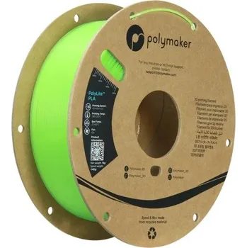 Filament Polymaker PolyLite Luminous PLA zelená 1,75mm 1kg