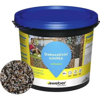 Omítka Omítka WEBER.PAS marmolit MAR2 0038 střednězrnná 20 kg