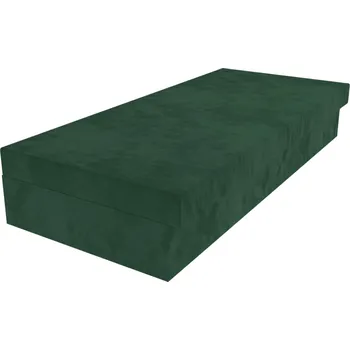 Postel Válenda tmavě zelená 200 × 80 cm pružinová