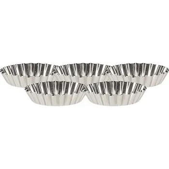 Formička Formičky na pečení tartaletek kov malá 110 x 85 x 20 mm 5 ks