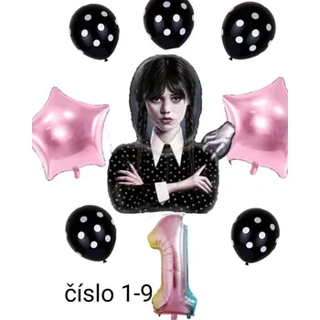 Balónek Narozeninové balónky Wednesday číslo 7