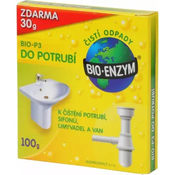Filtrace vody Bio-enzy P3 do odpadního potrubí 100 g