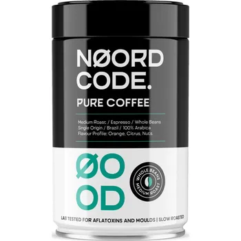 Káva NoordCode | 100% zrnková káva Arabica MR - Brazílie Obsah: 250 g 100% arabica z Brazílie s nádechem pomeranče, citrusů a ořechů - 250 g