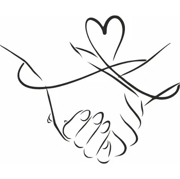 Obraz RUCE pískování obrázku (Pískování obrázku na sklo z naší nabídky)