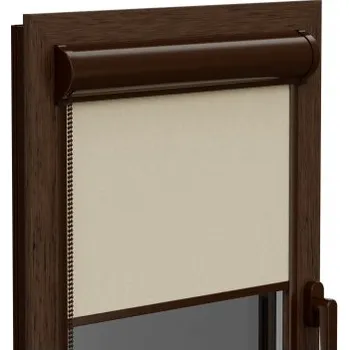 Roleta Roleta Termo (termoizolační) v hliníkové hnědé kazetě Elite řada plus Ecru