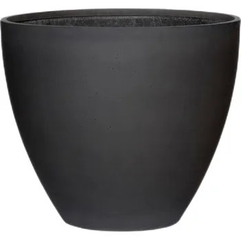 Květináč Jesslyn Volcano Black S - Ø 50 cm / V 44 cm