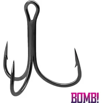 Rybářský háček DELPHIN Trojháček BOMB! GripHook Triple 6ks #4 (DELPHIN BOMB! GripHook Triple 6ks #4)