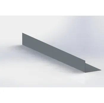 Střecha Rohová lišta RŠ 125 pro závětrnou lištu zahakovací 1 bm Antracitová (RAL 7016)