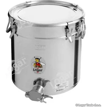 Stáčecí nádoba hermetická 35kg nerez kohout 2007