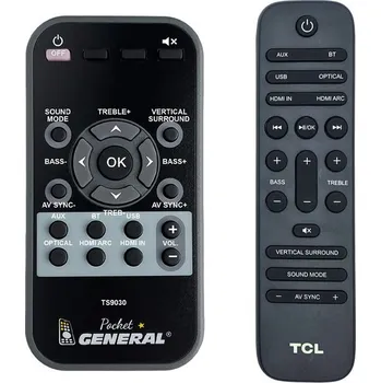 TCL TS9030 - dálkový ovladač duplikát
