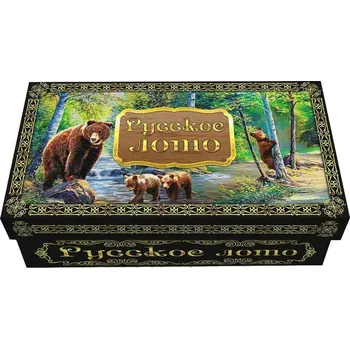 Šachy Stolní hrá Loto MEDVĚDI karton