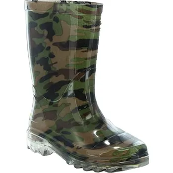 Chlapecké holínky Pidilidi chlapecké holínky PVC - maskáč KAM, PL0082, kluk 24