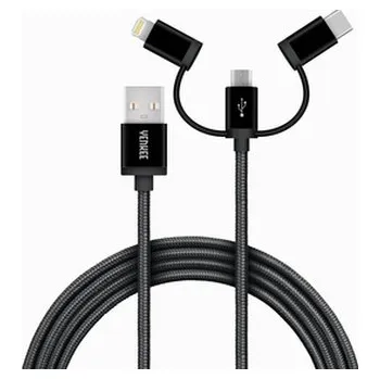 Datový kabel USB kabel YENKEE YCU 400 BK 3v1
