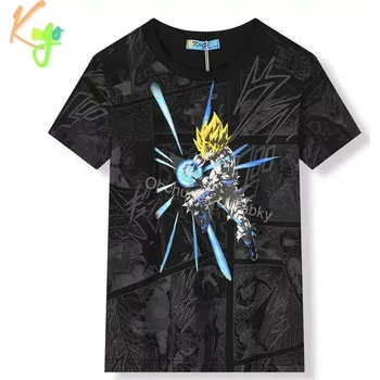 CHLAPECKÉ TRIČKO černé Kugo GC8603 (Chlapecké tričko s krátkým rukávem)