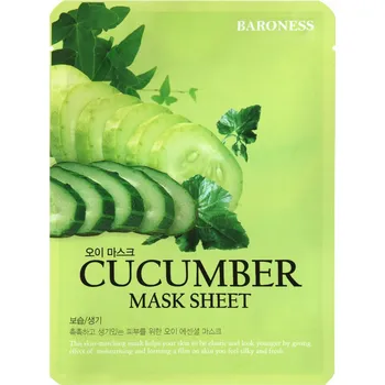 Pleťová maska Pleťová maska s extraktem okurky 21g Baroness