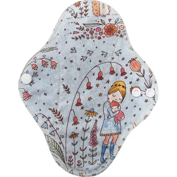 Menstruační vložka Breberky BIO Slipová vložka (Bavlněné froté s PUL) - Maminka (biobavlněný úplet s GOTS)